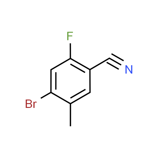 4-Bromo-2-fluoro-5-methylbenzonitrile