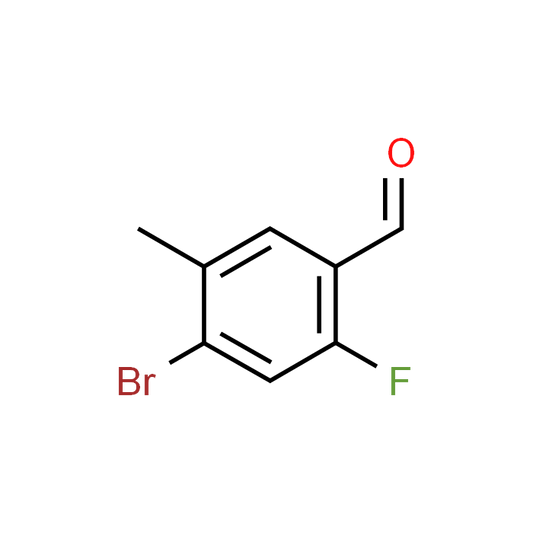 4-Bromo-2-fluoro-5-methylbenzaldehyde