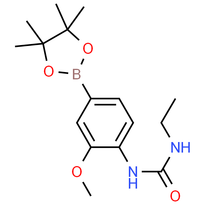 1-Ethyl-3-(2-methoxy-4-(4,4,5,5-tetramethyl-1,3,2-dioxaborolan-2-yl)phenyl)urea