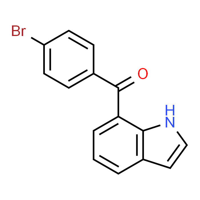 (4-Bromophenyl)(1H-indol-7-yl)methanone