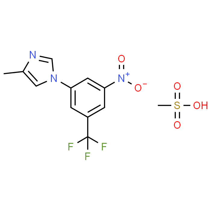 4-Methyl-1-(3-nitro-5-(trifluoromethyl)phenyl)-1H-imidazole methanesulfonate