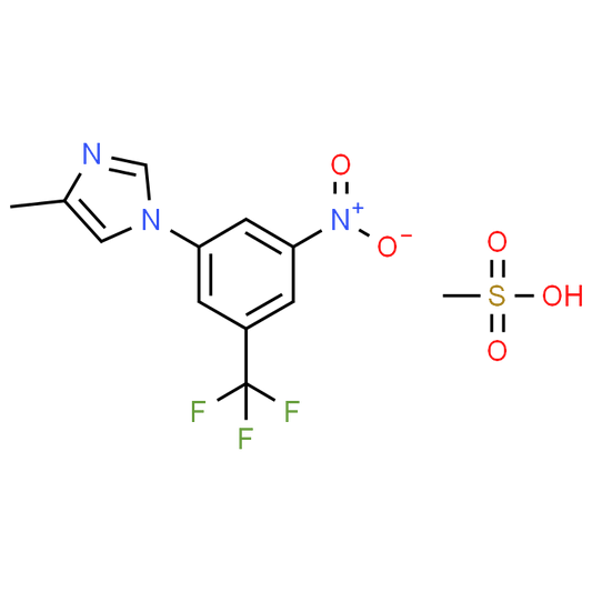 4-Methyl-1-(3-nitro-5-(trifluoromethyl)phenyl)-1H-imidazole methanesulfonate