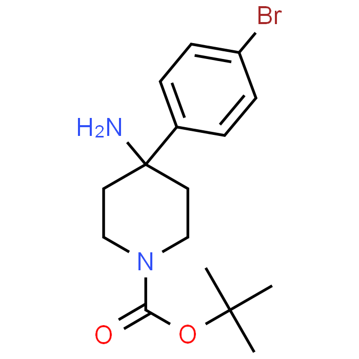 tert-Butyl 4-amino-4-(4-bromophenyl)piperidine-1-carboxylate