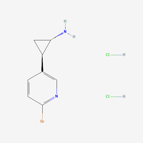 (1S,2R)-2-(6-Bromopyridin-3-yl)cyclopropanamine dihydrochloride