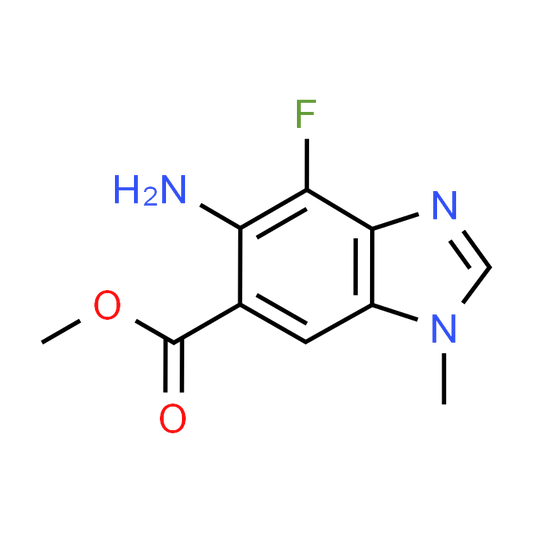 Methyl 5-amino-4-fluoro-1-methyl-1H-benzo[d]imidazole-6-carboxylate