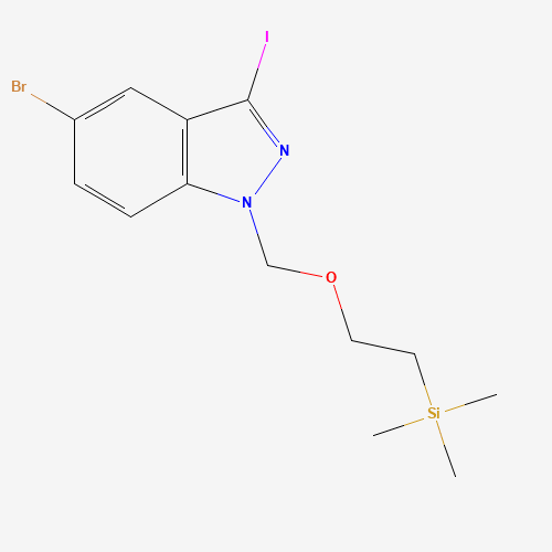 5-Bromo-3-iodo-1-((2-(trimethylsilyl)ethoxy)methyl)-1H-indazole