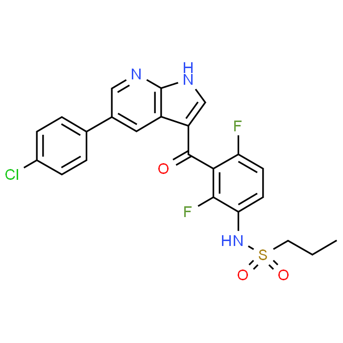 N-(3-(5-(4-Chlorophenyl)-1H-pyrrolo[2,3-b]pyridine-3-carbonyl)-2,4-difluorophenyl)propane-1-sulfonamide