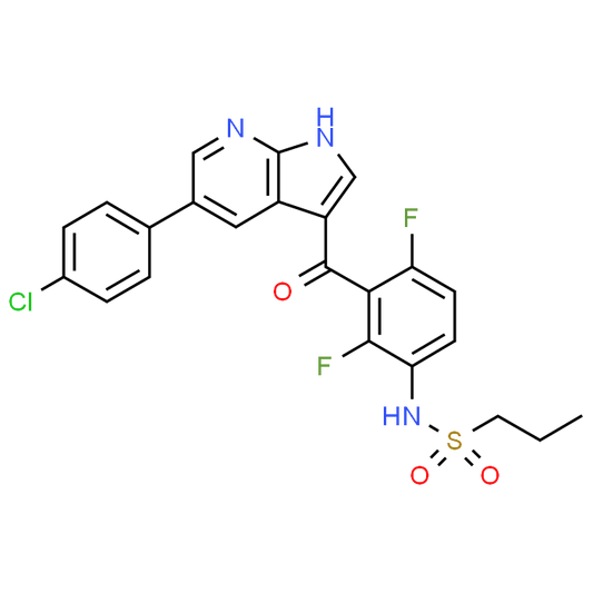 N-(3-(5-(4-Chlorophenyl)-1H-pyrrolo[2,3-b]pyridine-3-carbonyl)-2,4-difluorophenyl)propane-1-sulfonamide