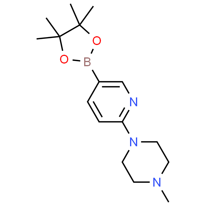 1-Methyl-4-(5-(4,4,5,5-tetramethyl-1,3,2-dioxaborolan-2-yl)pyridin-2-yl)piperazine