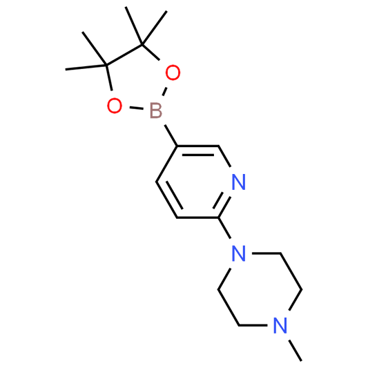 1-Methyl-4-(5-(4,4,5,5-tetramethyl-1,3,2-dioxaborolan-2-yl)pyridin-2-yl)piperazine