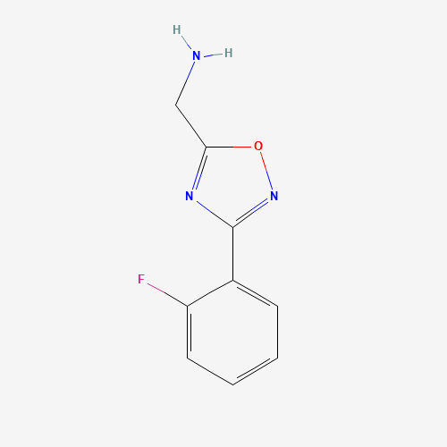 (3-(2-Fluorophenyl)-1,2,4-oxadiazol-5-yl)methanamine