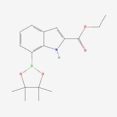 Ethyl 7-(4,4,5,5-tetramethyl-1,3,2-dioxaborolan-2-yl)-1H-indole-2-carboxylate