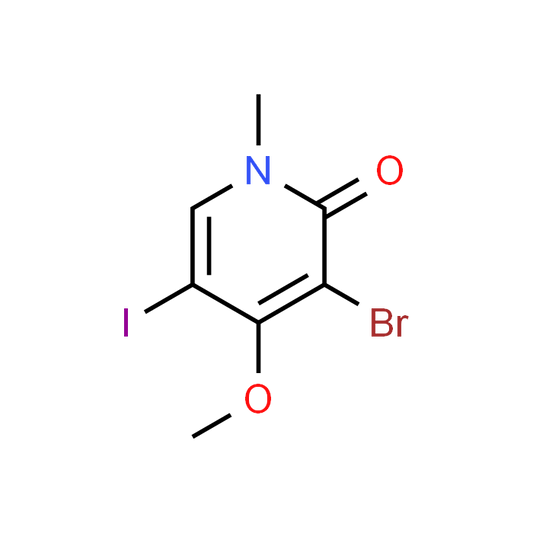 3-Bromo-5-iodo-4-methoxy-1-methylpyridin-2(1H)-one