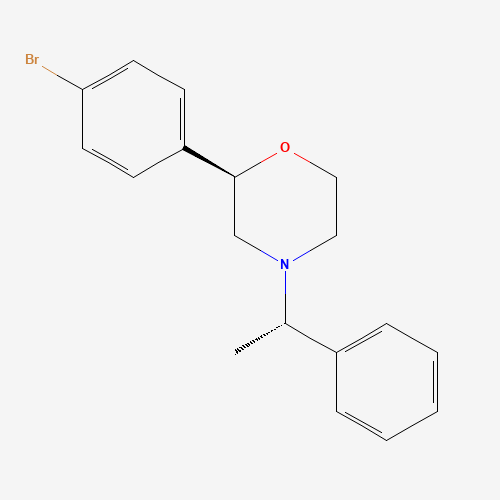 (R)-2-(4-Bromophenyl)-4-((S)-1-phenylethyl)morpholine