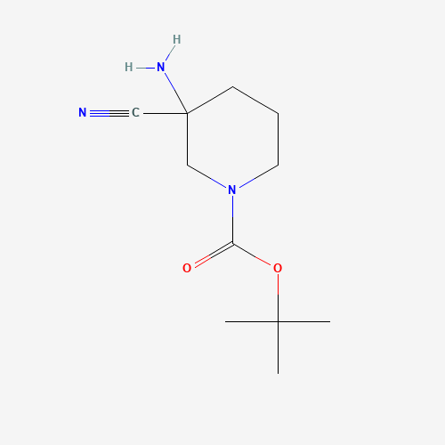 tert-Butyl 3-amino-3-cyanopiperidine-1-carboxylate