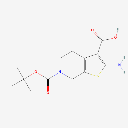 2-Amino-6-(tert-butoxycarbonyl)-4,5,6,7-tetrahydrothieno[2,3-c]pyridine-3-carboxylic acid