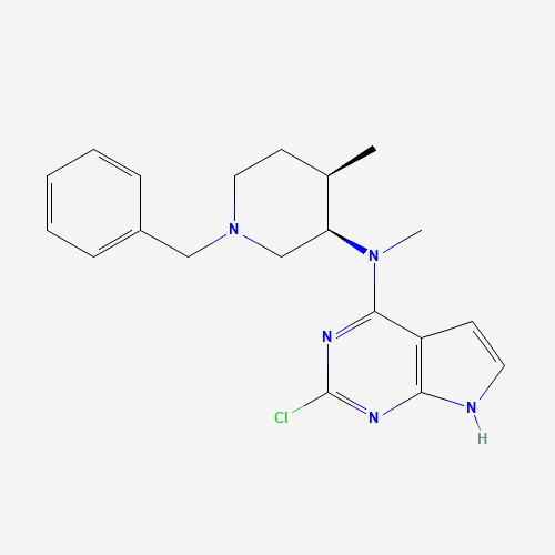 N-((3R,4R)-1-Benzyl-4-methylpiperidin-3-yl)-2-chloro-N-methyl-7H-pyrrolo[2,3-d]pyrimidin-4-amine