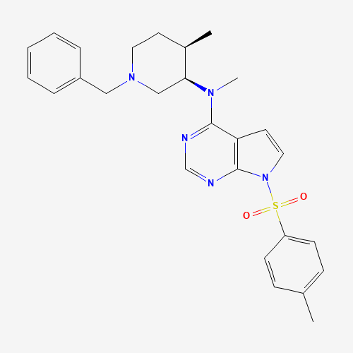 N-((3R,4R)-1-Benzyl-4-methylpiperidin-3-yl)-N-methyl-7-tosyl-7H-pyrrolo[2,3-d]pyrimidin-4-amine