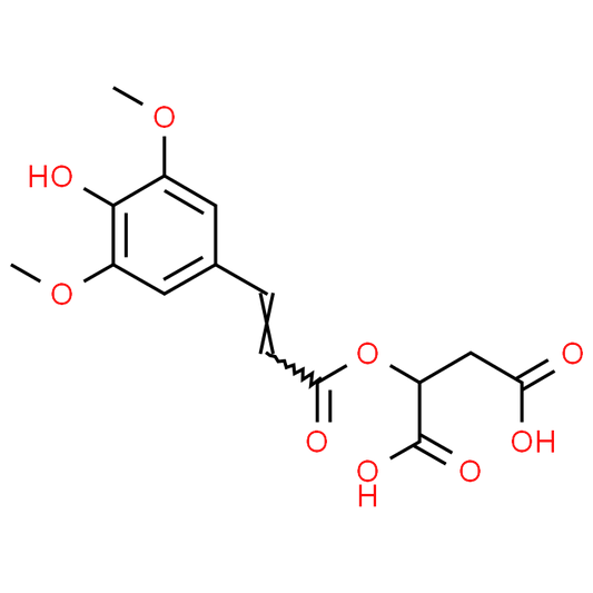 (E)-2-((3-(4-Hydroxy-3,5-dimethoxyphenyl)acryloyl)oxy)succinic acid