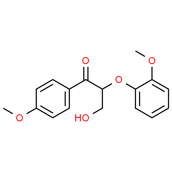 3-Hydroxy-2-(2-methoxyphenoxy)-1-(4-methoxyphenyl)propan-1-one