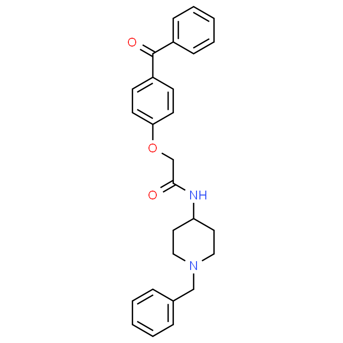 2-(4-Benzoylphenoxy)-N-(1-benzylpiperidin-4-yl)acetamide