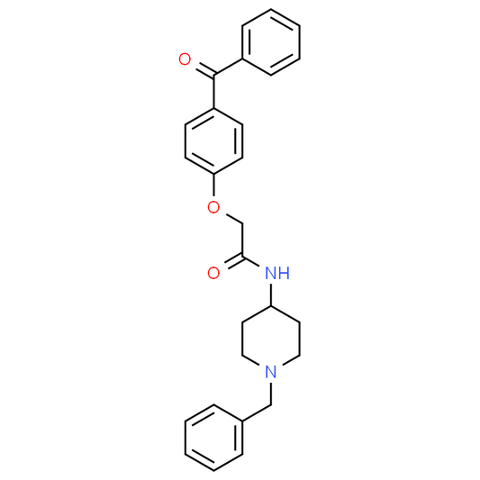 2-(4-Benzoylphenoxy)-N-(1-benzylpiperidin-4-yl)acetamide