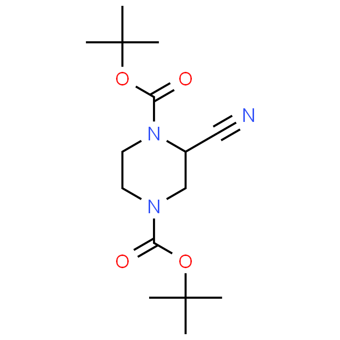 Di-tert-butyl 2-cyanopiperazine-1,4-dicarboxylate