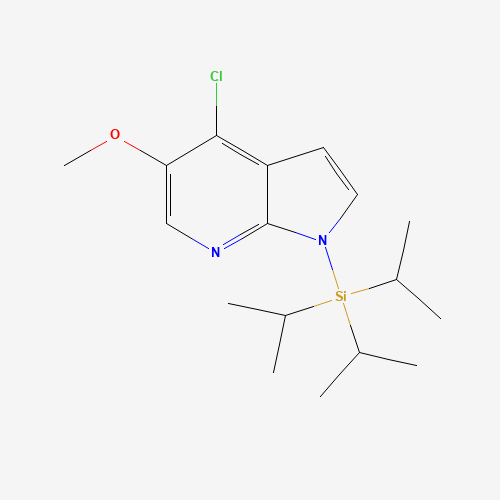 4-Chloro-5-methoxy-1-(triisopropylsilyl)-1H-pyrrolo[2,3-b]pyridine
