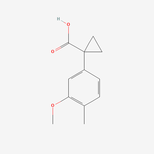 1-(3-Methoxy-4-methylphenyl)cyclopropane-1-carboxylic acid