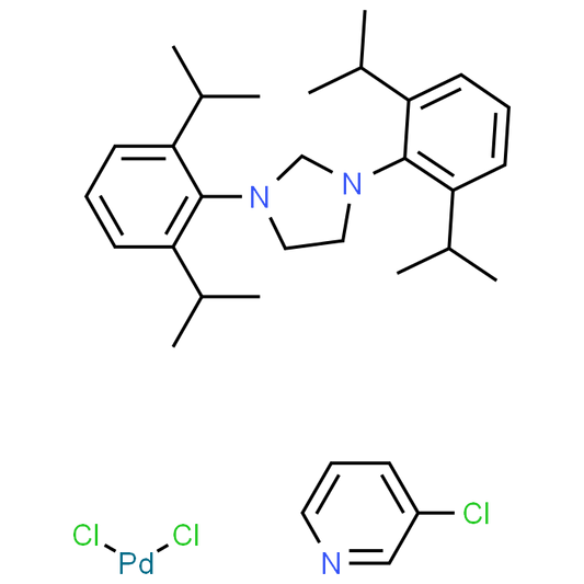 (1,3-Bis(2,6-diisopropylphenyl)imidazolidene) ( 3-chloropyridyl)  palladium(II) dichloride