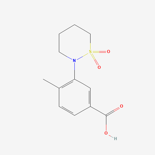 3-(1,1-DIoxido-1,2-thiazinan-2-yl)-4-methylbenzoic acid
