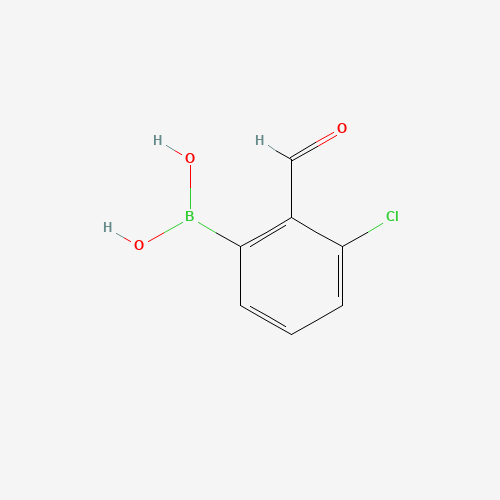 (3-Chloro-2-formylphenyl)boronic acid