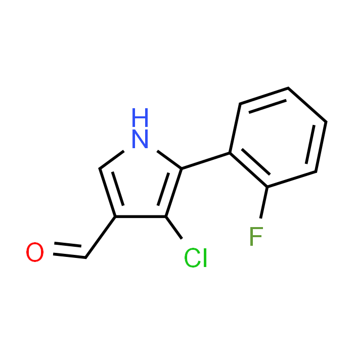 4-Chloro-5-(2-fluorophenyl)-1H-pyrrole-3-carbaldehyde