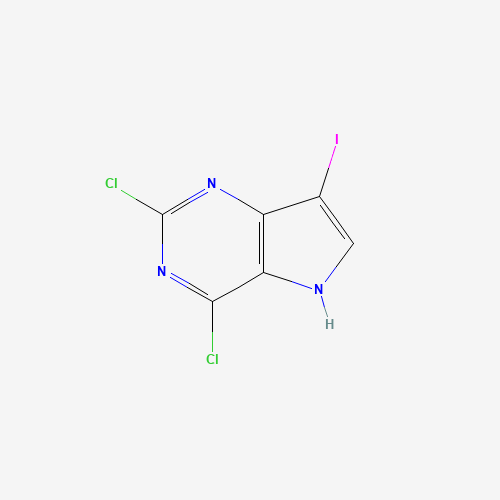 2,4-Dichloro-7-iodo-5H-pyrrolo[3,2-d]pyrimidine