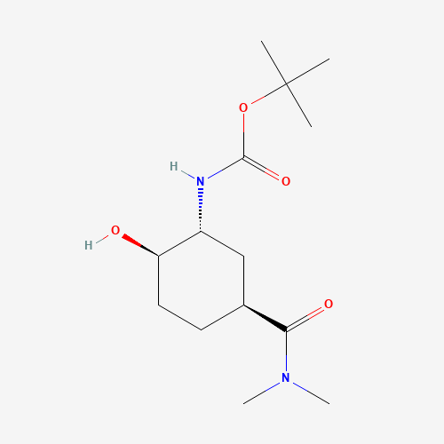 tert-Butyl ((1R,2R,5S)-5-(dimethylcarbamoyl)-2-hydroxycyclohexyl)carbamate