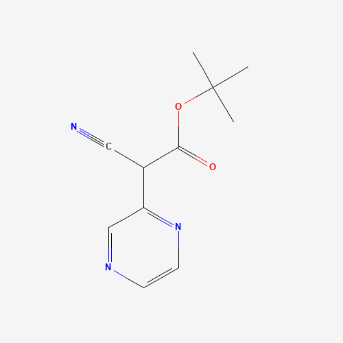 tert-Butyl 2-cyano-2-(pyrazin-2-yl)acetate
