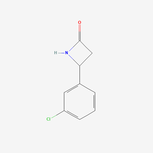 4-(3-Chlorophenyl)-2-azetidinone