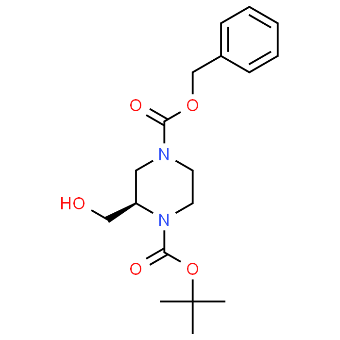 (R)-4-Benzyl 1-tert-butyl 2-(hydroxymethyl)piperazine-1,4-dicarboxylate