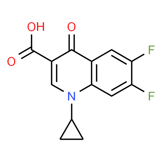 1-Cyclopropyl-6,7-difluoro-4-oxo-1,4-dihydroquinoline-3-carboxylic acid