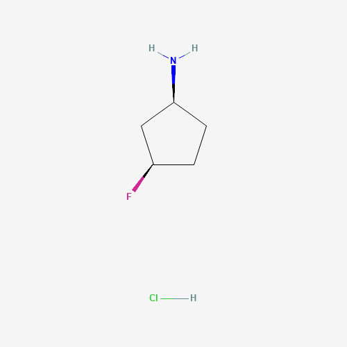 (1S,3R)-3-Fluorocyclopentan-1-amine hydrochloride