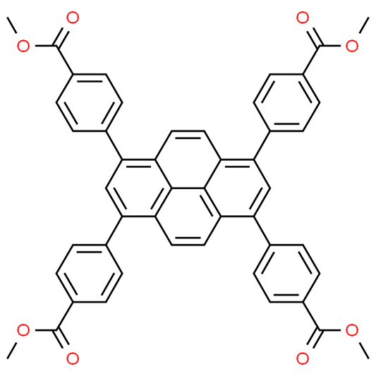 Tetramethyl 4,4',4'',4'''-(pyrene-1,3,6,8-tetrayl)tetrabenzoate