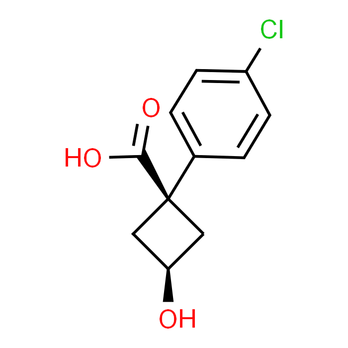 cis-1-(4-Chlorophenyl)-3-hydroxycyclobutanecarboxylic acid