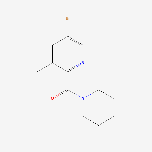 (5-Bromo-3-methylpyridin-2-yl)(piperidin-1-yl)methanone