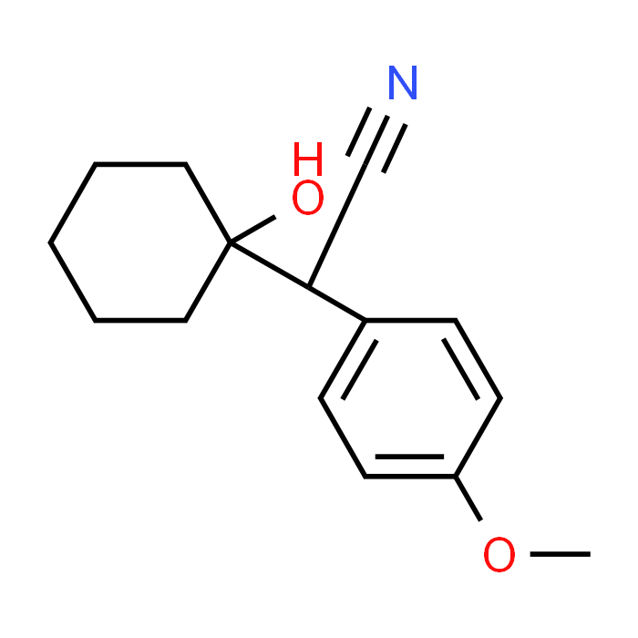 2-(1-Hydroxycyclohexyl)-2-(4-methoxyphenyl)acetonitrile