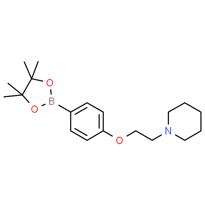 1-(2-(4-(4,4,5,5-Tetramethyl-1,3,2-dioxaborolan-2-yl)phenoxy)ethyl)piperidine