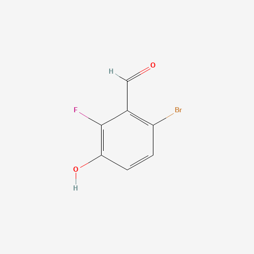 6-Bromo-2-fluoro-3-hydroxybenzaldehyde