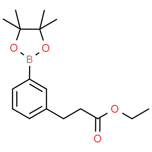 Ethyl 3-(3-(4,4,5,5-tetramethyl-1,3,2-dioxaborolan-2-yl)phenyl)propanoate