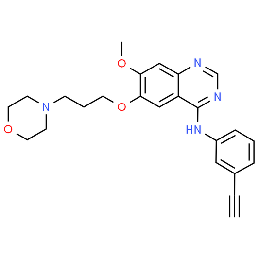 N-(3-Ethynylphenyl)-7-methoxy-6-(3-morpholinopropoxy)quinazolin-4-amine