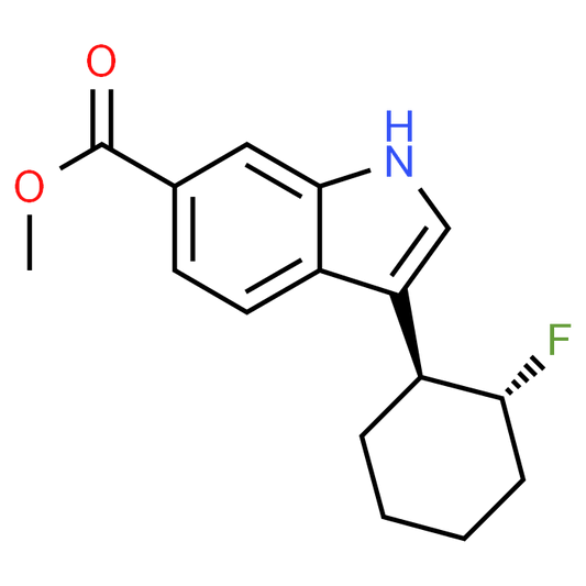 Methyl 3-(trans-2-fluorocyclohexyl)-1H-indole-6-carboxylate