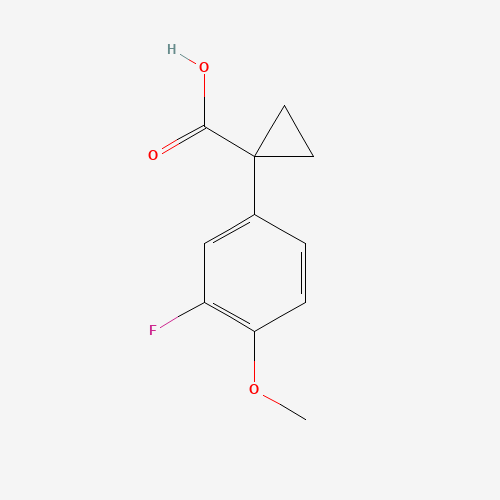 1-(3-Fluoro-4-methoxyphenyl)cyclopropanecarboxylic Acid